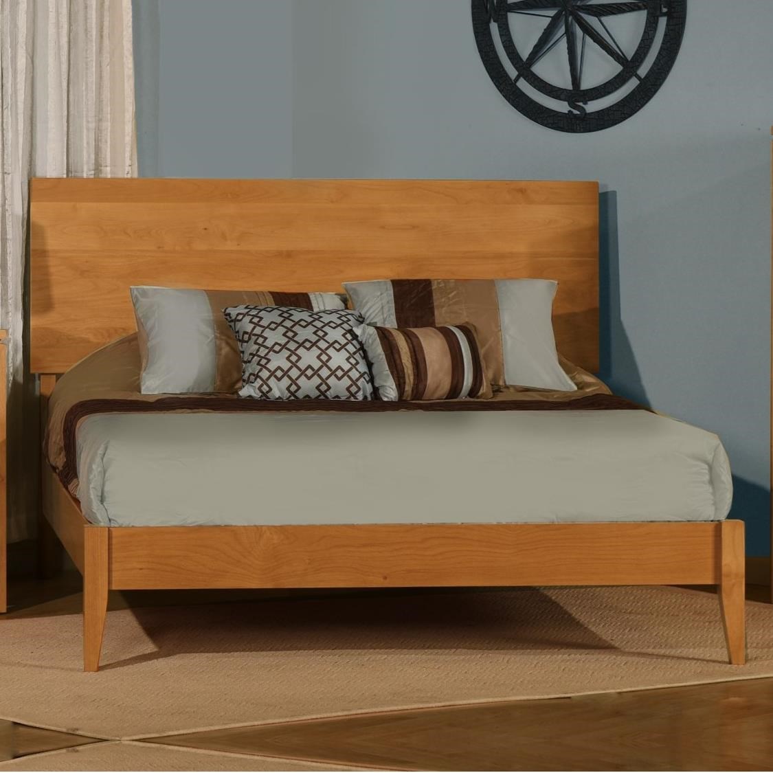 Archbold Furniture 2 West Customizable Solid Wood King Platform Bed